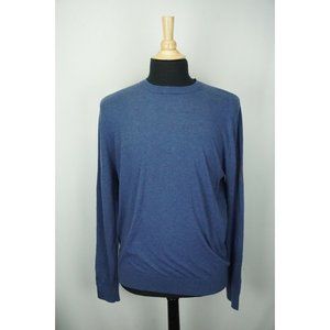 Duchamp London Blue Crewneck Sweater Sz L